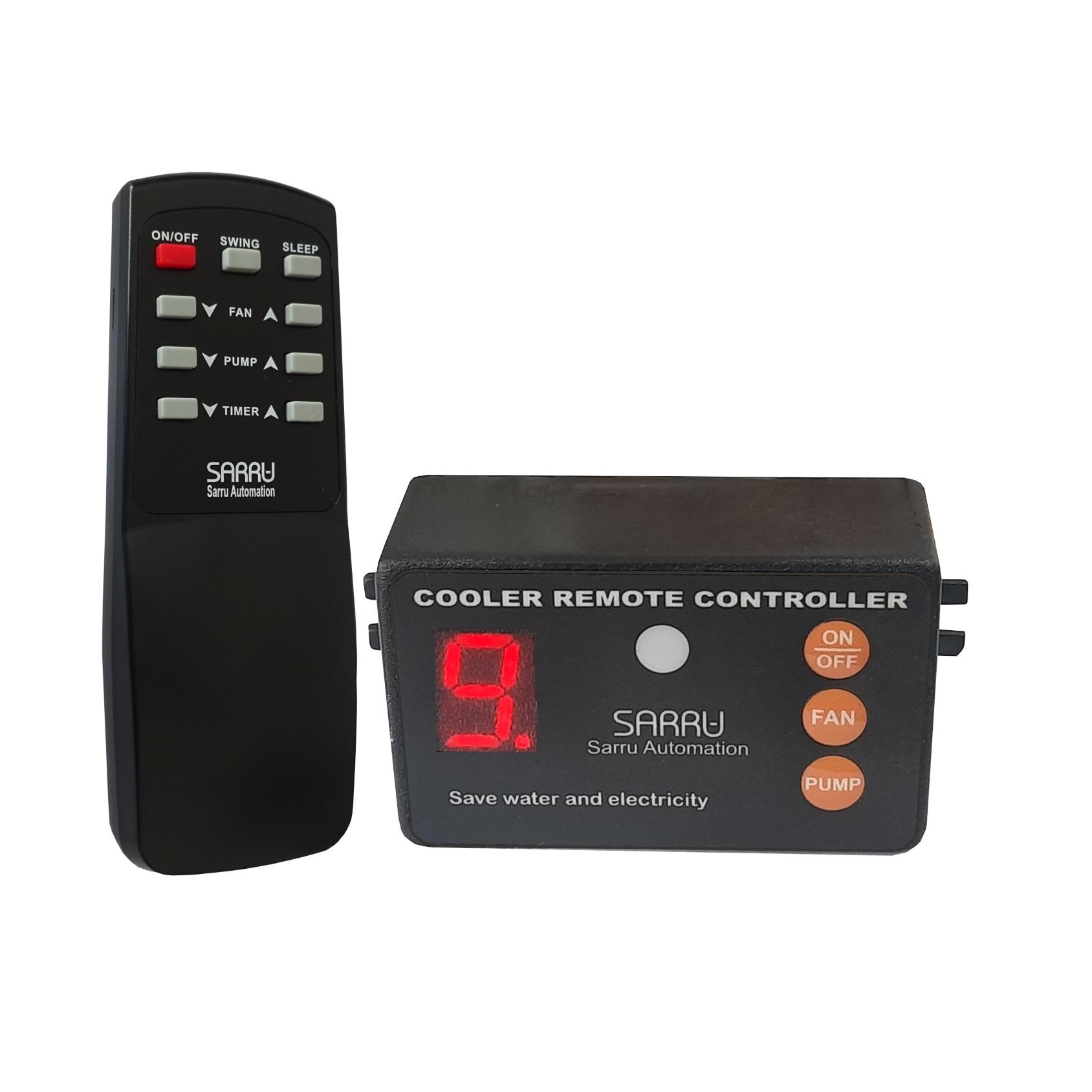 SARRU CC51 Air Cooler Remote Controller for 10 Steps Fan Motor Speed R